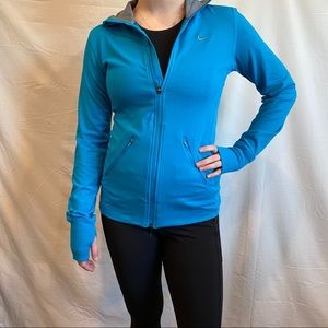 Blue Nike Dri Fit Jacket! size small!